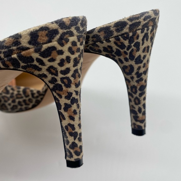 Chloe Gosselin Kasia 70mm Mules in Cheetah Suede EU38.5 - Picture 6 of 8